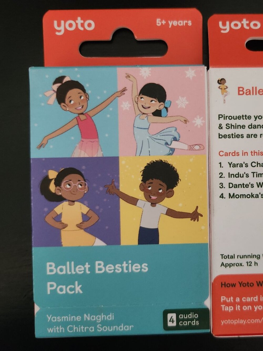 Ballet Besties AU Exclusive Yoto Cards
